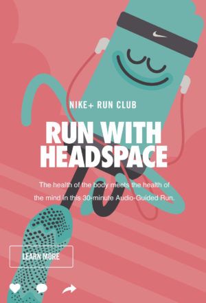 headspace running nike